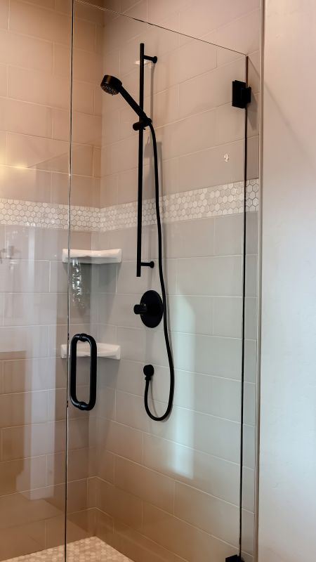 Black Frame Shower Doors